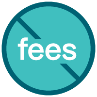 No Fees Icon